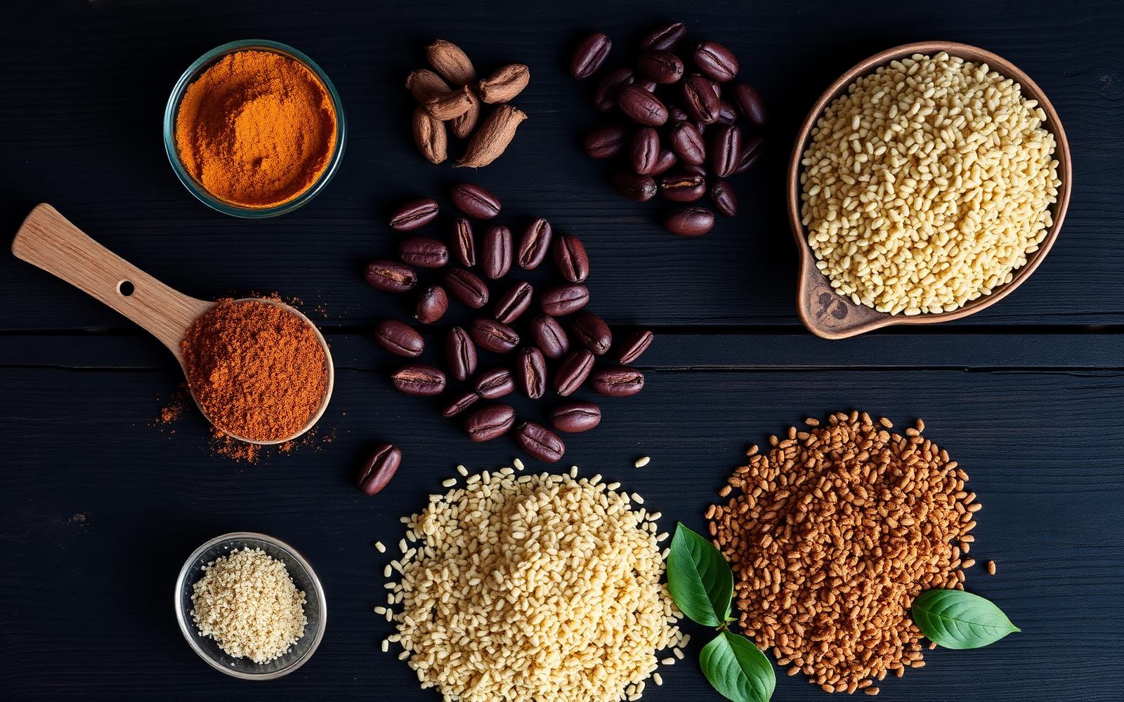 Superfoods flat lay